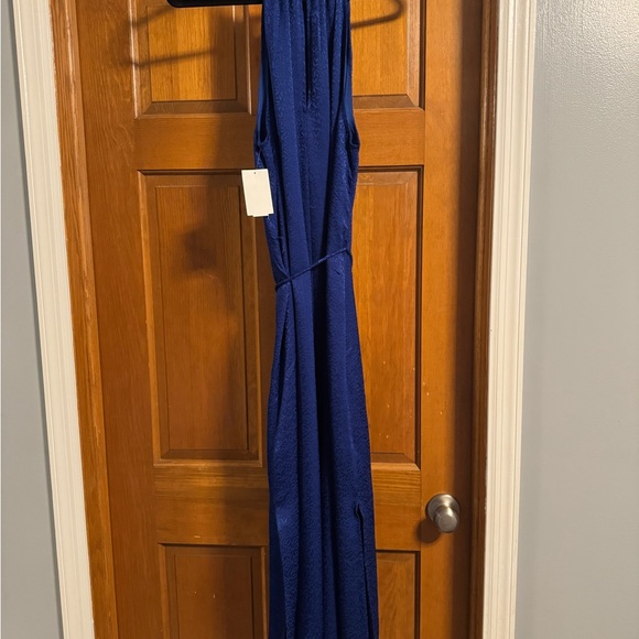 Ted Baker London Blue Halter Maxi Dress - Picture 2 of 6